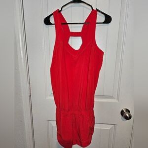 Lululemon Handle the Heat Romper Size 8 Carnation Red